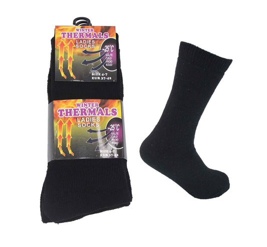 Black Thermal Socks for Hiking Boot Socks | Missy PInk
