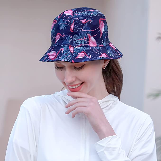 Missy Pink - Flamingo Tropical Bucket Hat