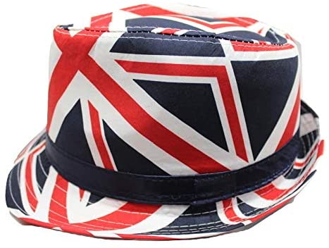 Union Jack Flag Trilby Hat