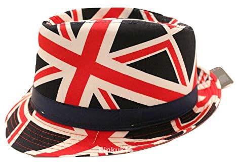 Union Jack Flag Trilby Hat