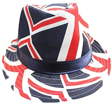 Union Jack Flag Trilby Hat