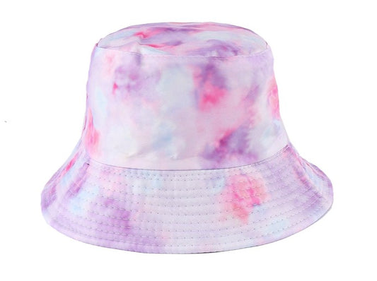 Missy Pink Purple Colour Splash Bucket Hat
