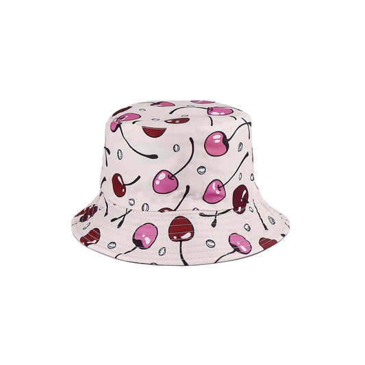 Missy Pink Cherry Bucket Hat
