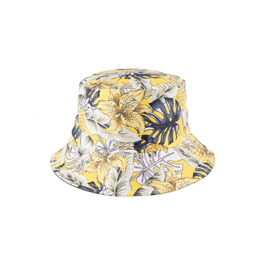 Yellow Nature Collection Bucket Hat by Missy Pink