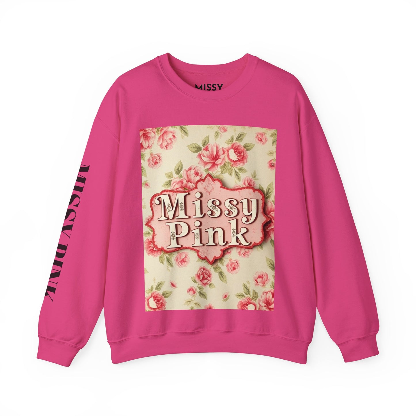 Missy Pink Floral AW24 Crewneck Sweatshirt