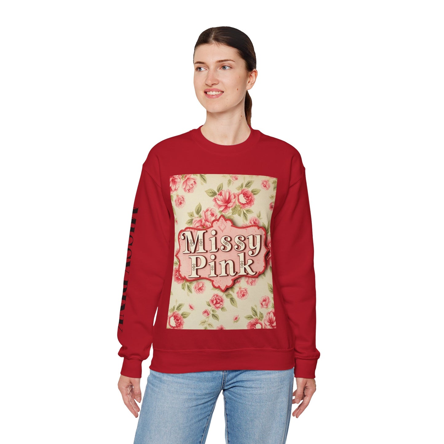 Missy Pink Floral AW24 Crewneck Sweatshirt