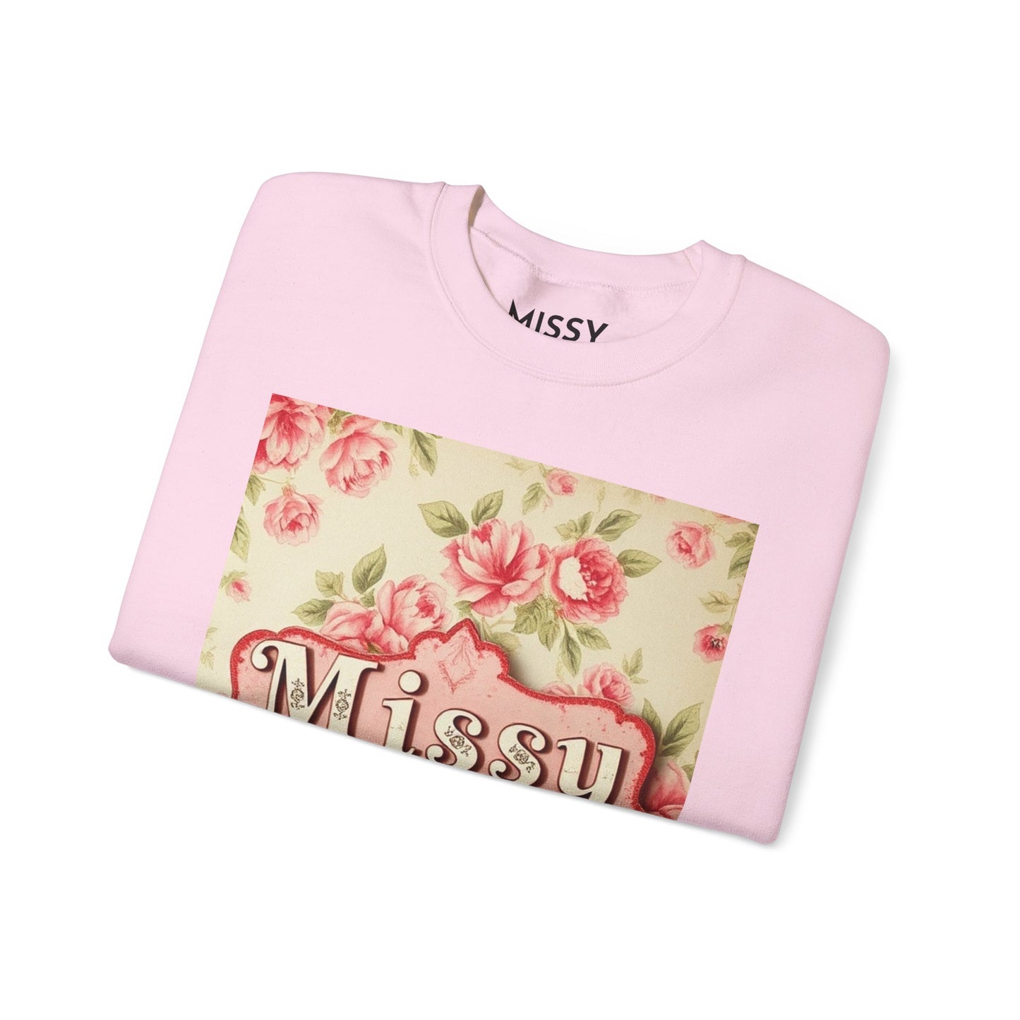 Missy Pink Floral AW24 Crewneck Sweatshirt