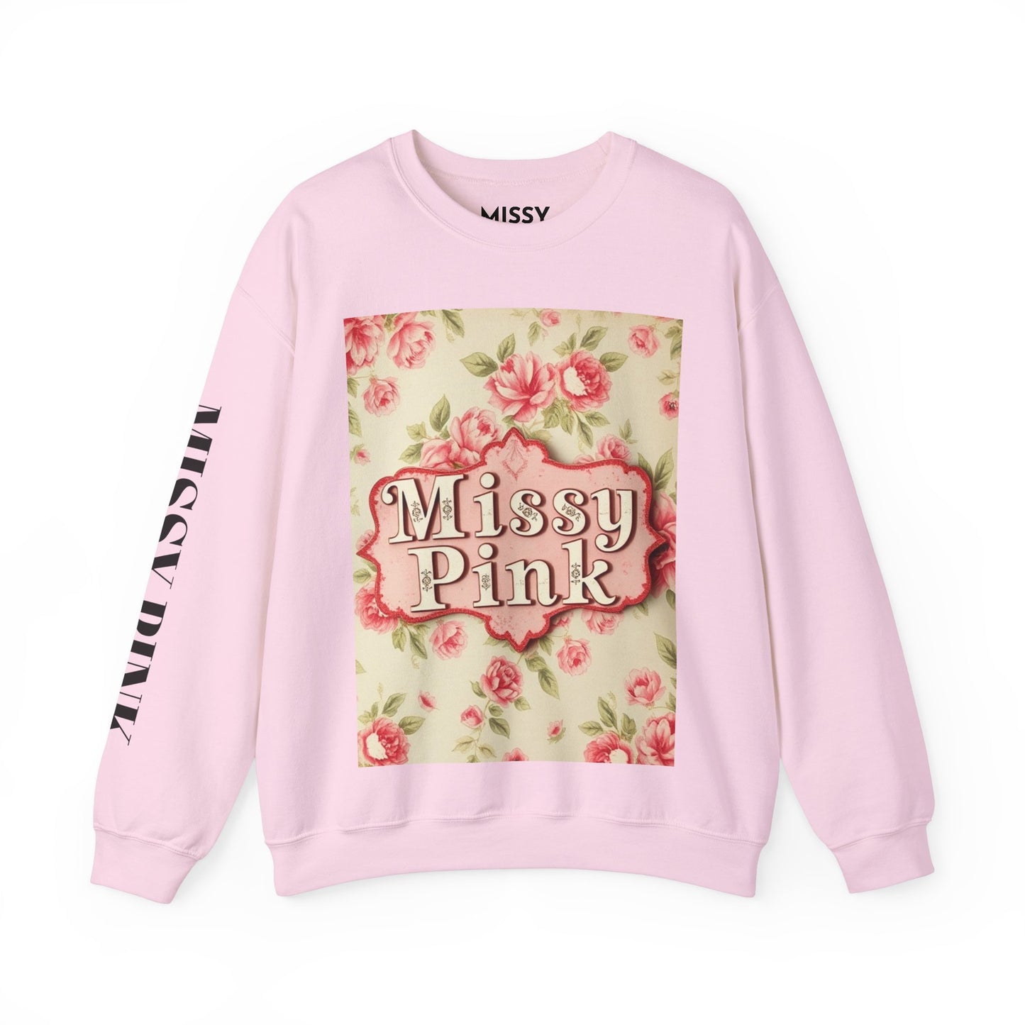 Missy Pink Floral AW24 Crewneck Sweatshirt