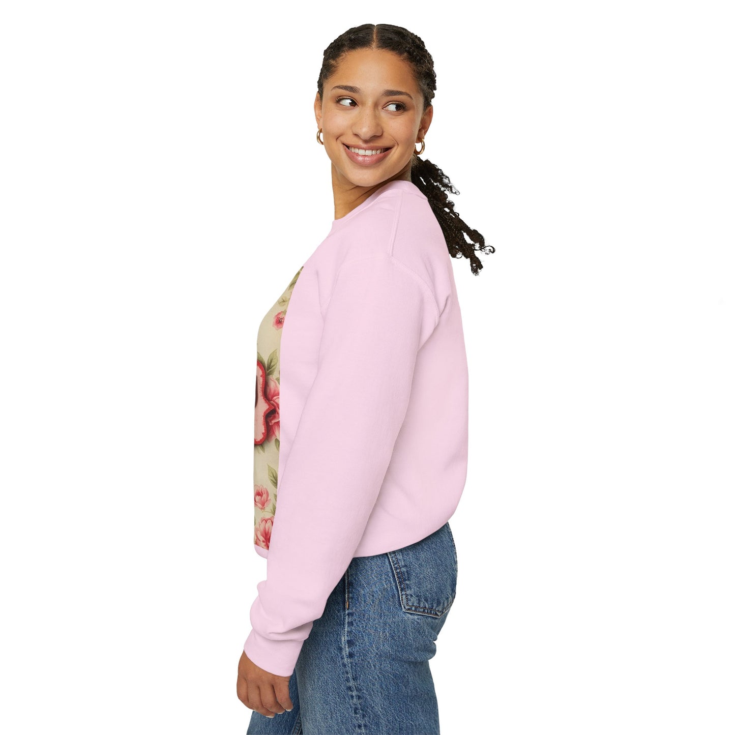 Missy Pink Floral AW24 Crewneck Sweatshirt