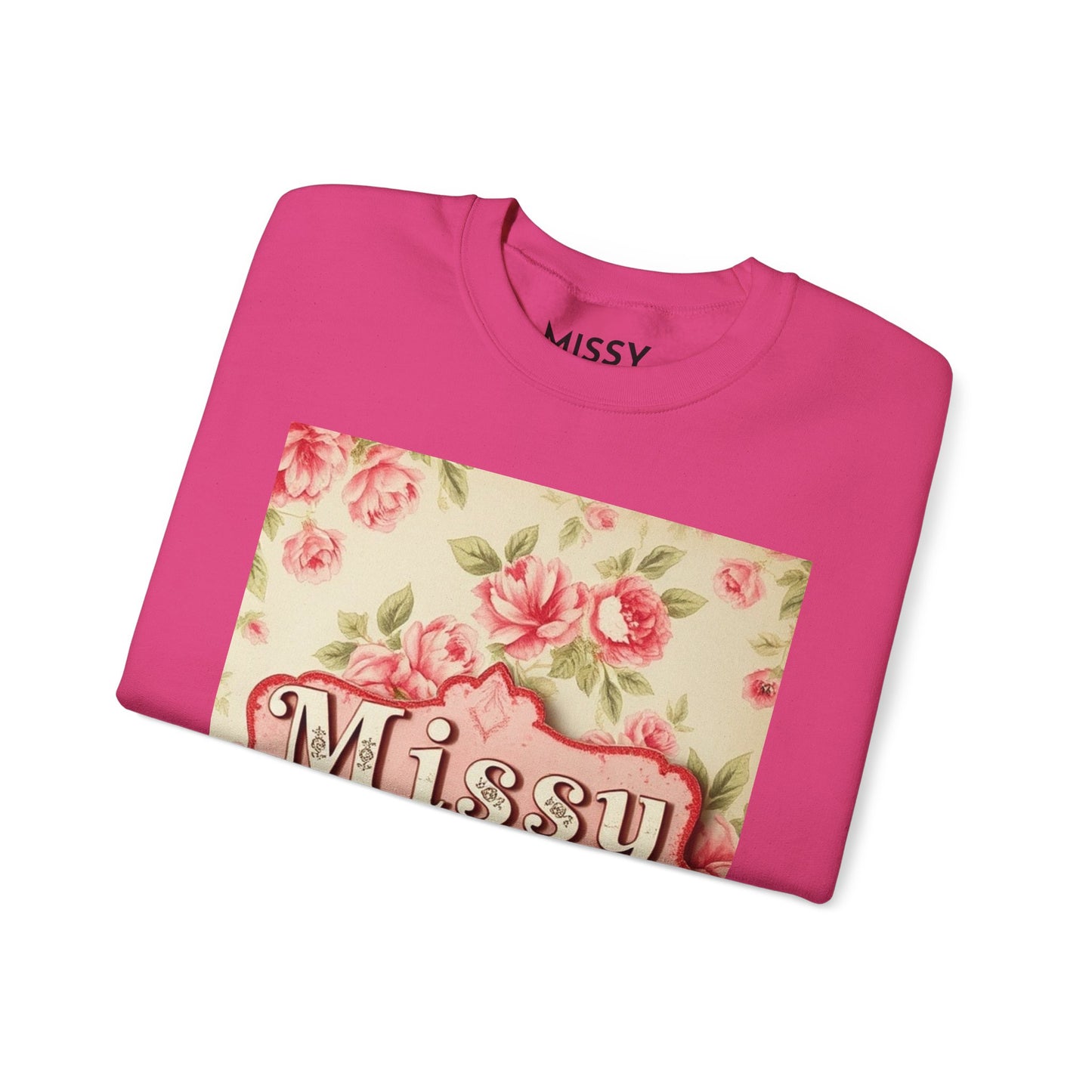 Missy Pink Floral AW24 Crewneck Sweatshirt