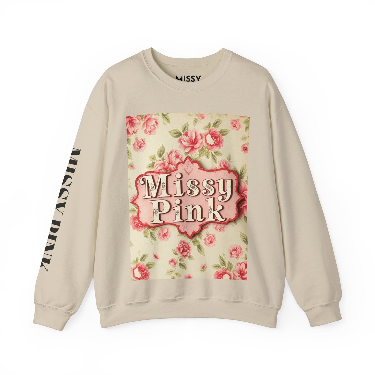 Missy Pink Floral AW24 Crewneck Sweatshirt