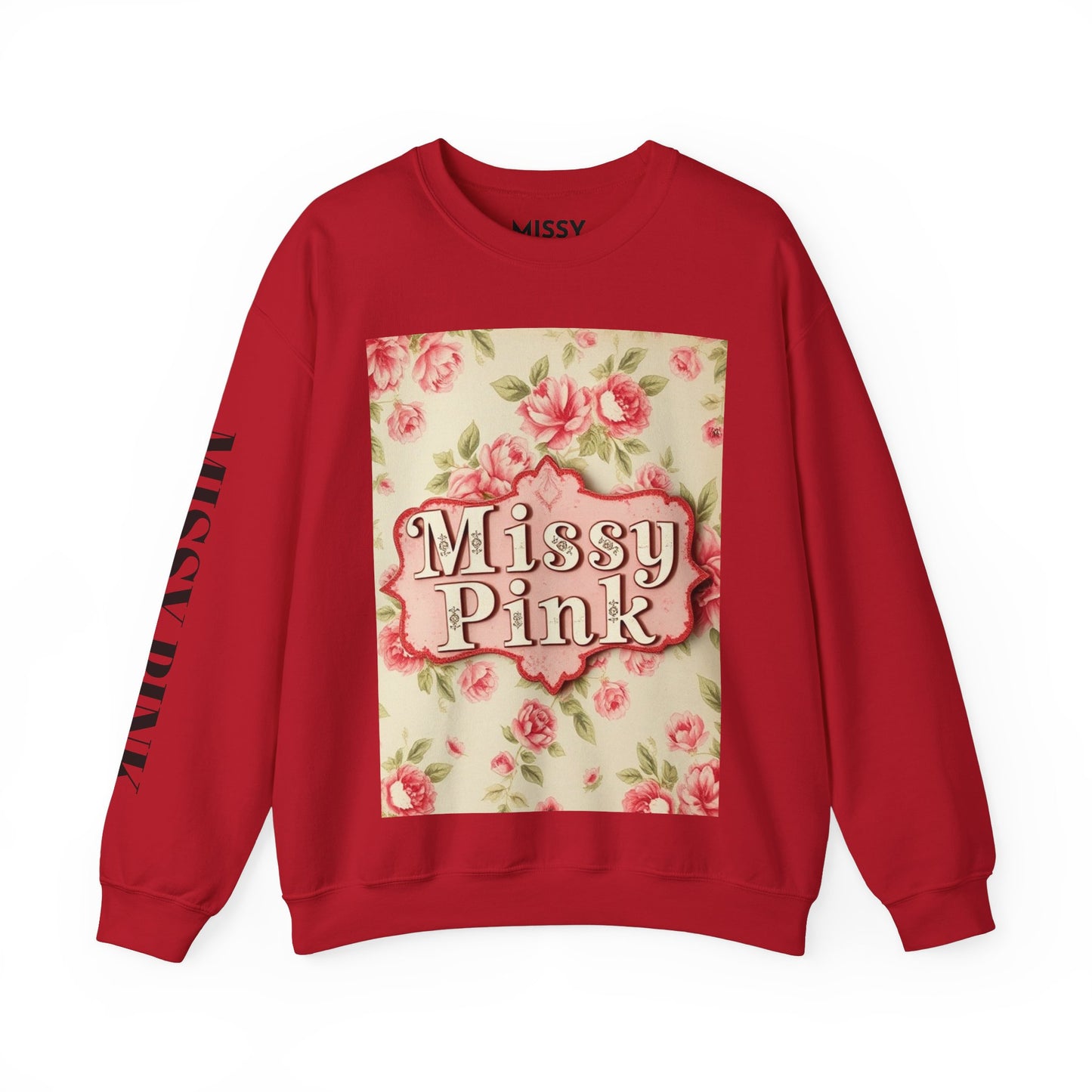 Missy Pink Floral AW24 Crewneck Sweatshirt