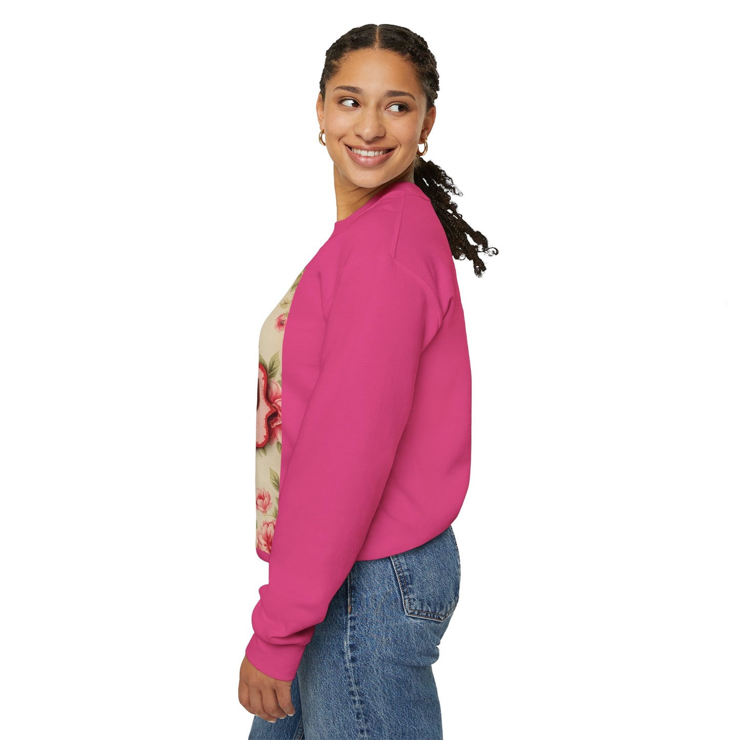 Missy Pink Floral AW24 Crewneck Sweatshirt