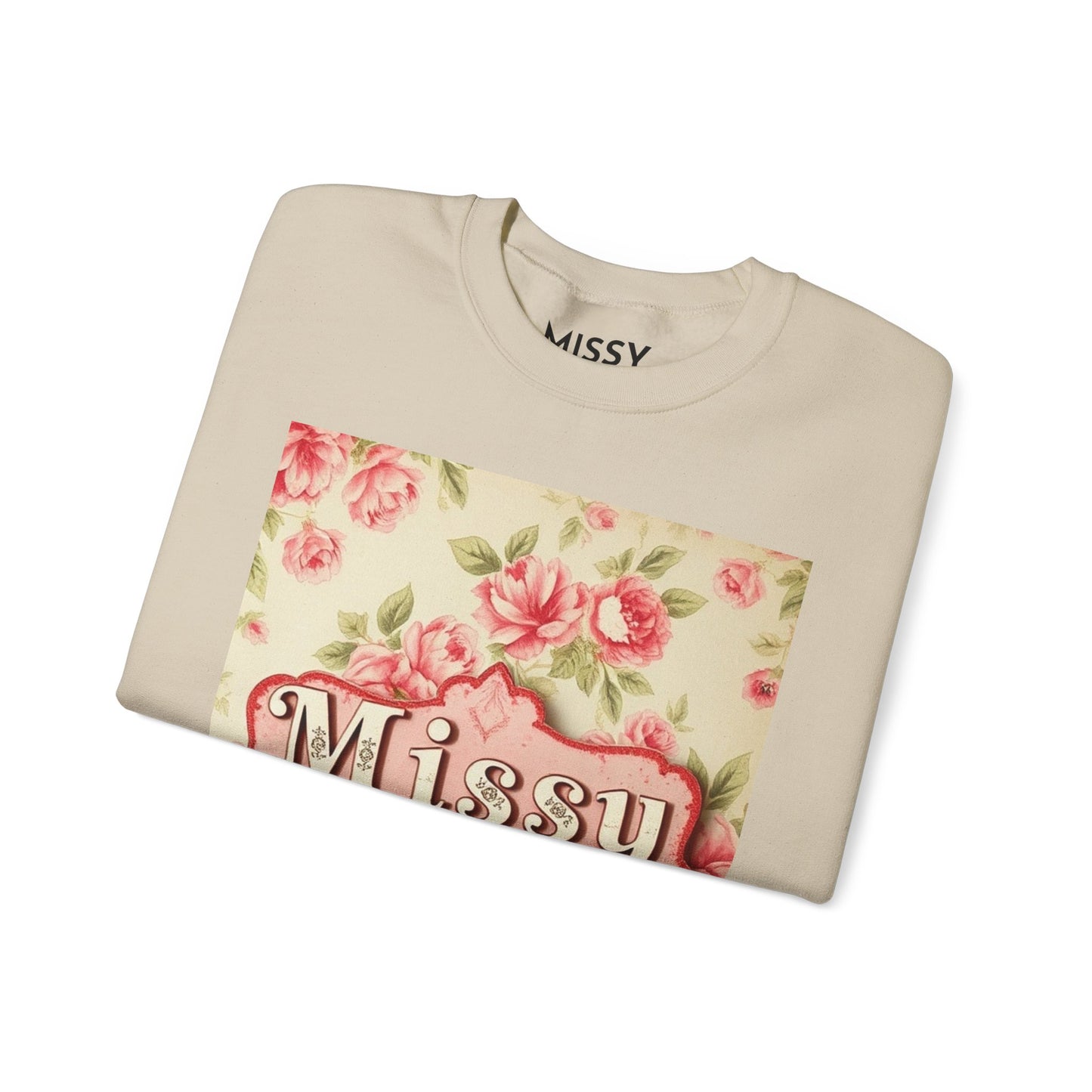 Missy Pink Floral AW24 Crewneck Sweatshirt