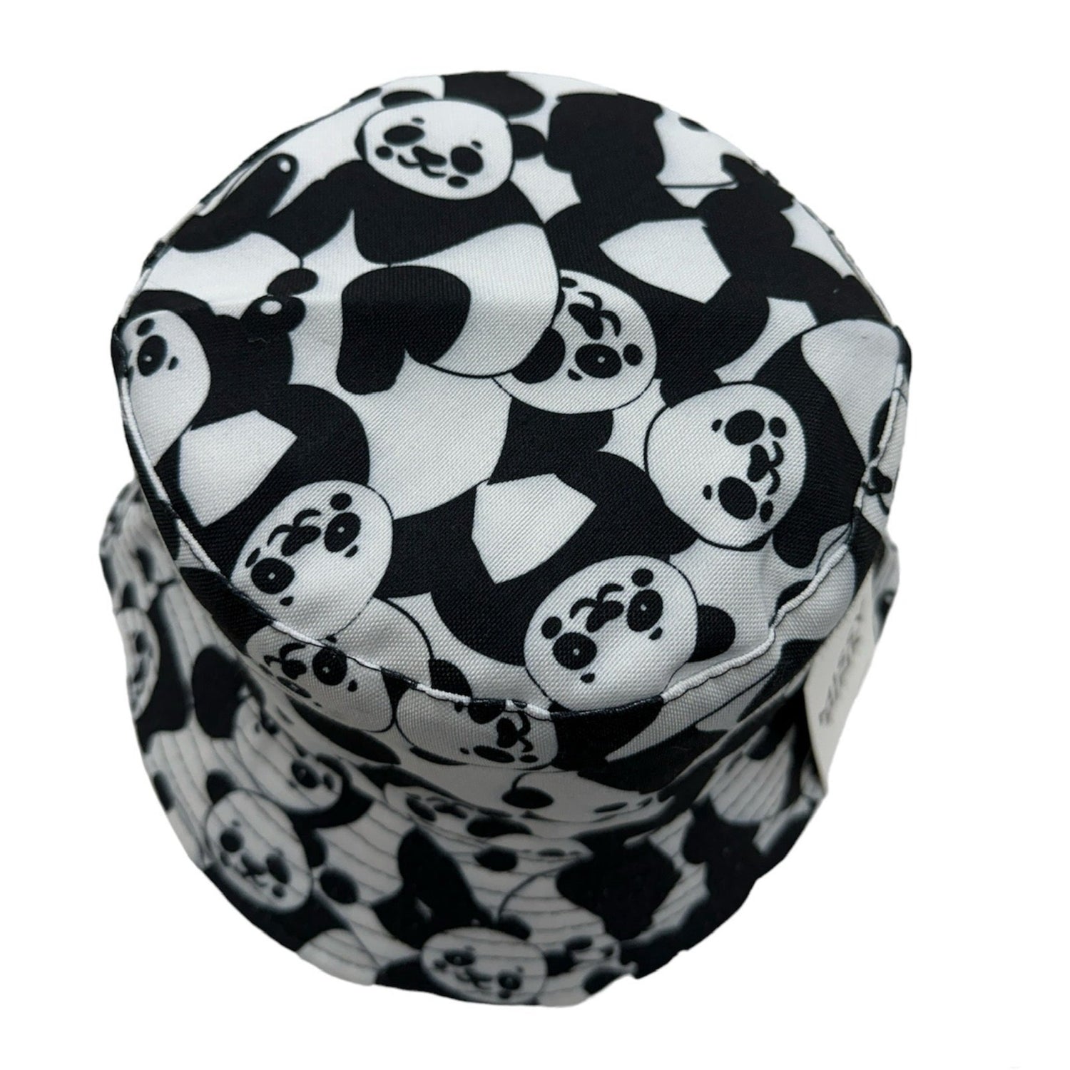 panda hat / Bucket Hat / Black & White Hat