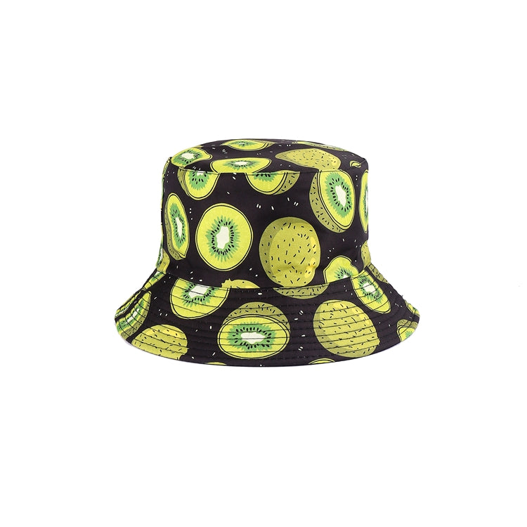 MP Kiwi Design Black Bucket Hat