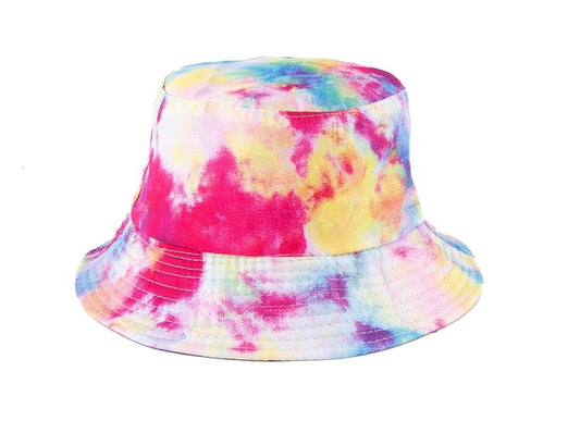 Missy Pink Colour Splash Bucket Hat