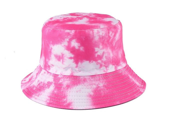 Missy Pink Tie Dye Colour Splash Bucket Hat