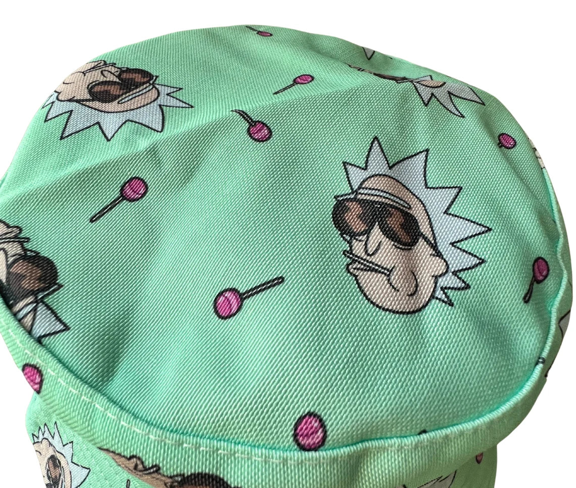 Rick Sanchez Cartoon Design Bucket Hat