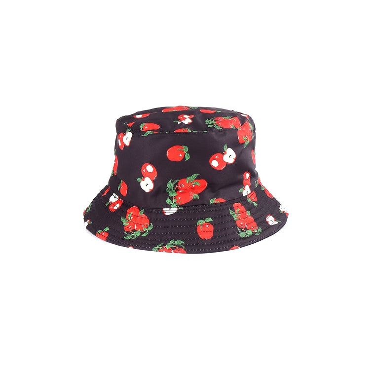 MP Apple Design Black Bucket Hat