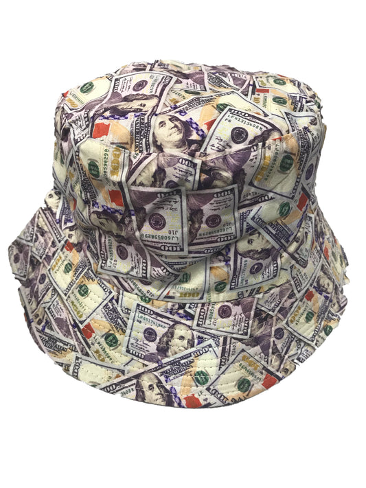 Dollar Bills Pattern Bucket Hat