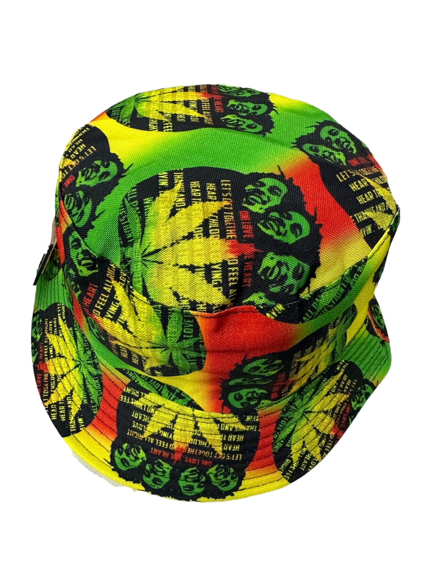 Bob Marley Leaf Rasta Bucket Hat