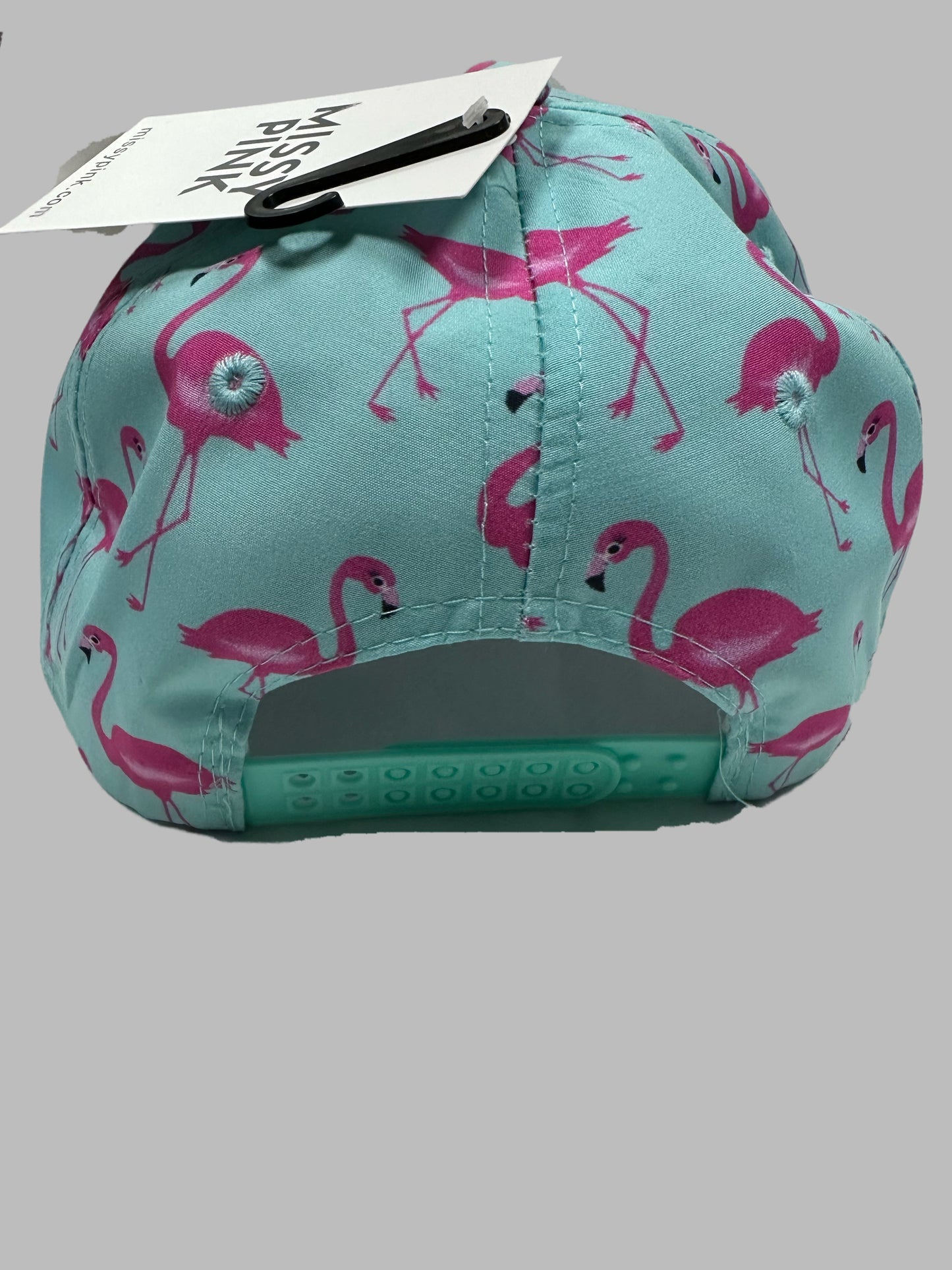 Aqua Island Colour Flamingo Pattern Summer Cap Adjustable