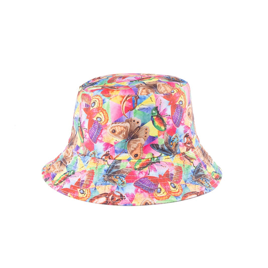 Missy Pink Butterflies Bucket Hat