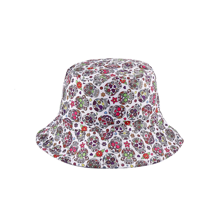 White Skulls Bucket Hat